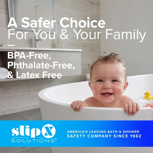 Miniatura 6 de SlipX Solutions - Alfombrilla extra larga y de agarre fuerte para bañera y ducha, para ancianos y niños, de 39 x 16 pulgadas, antideslizante
