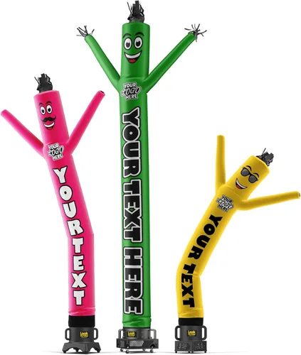 LookOurWay Wacky Waving - Chico inflable de tubo – Bailarines de aire personalizados publicitarios inflables de aire para promoción de negocios con