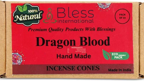 Miniatura 34 de Bless International Conos de incienso 100% naturales de lavanda hechos a mano, sumergidos a mano, libres de químicos orgánicos para purificación