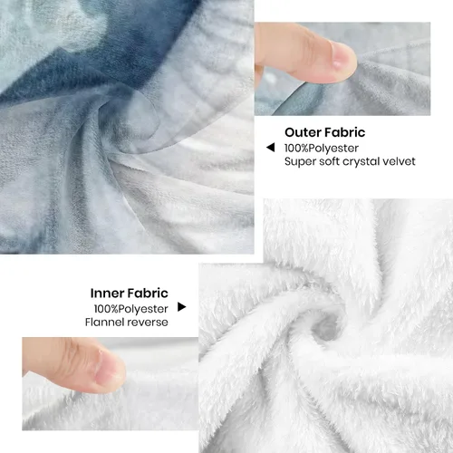 Miniatura 5 de Manta de bebé personalizada de elefante, manta de bebé floral con nombre para niñas, mantas de recepción de felpa suave para bebés recién nacidos