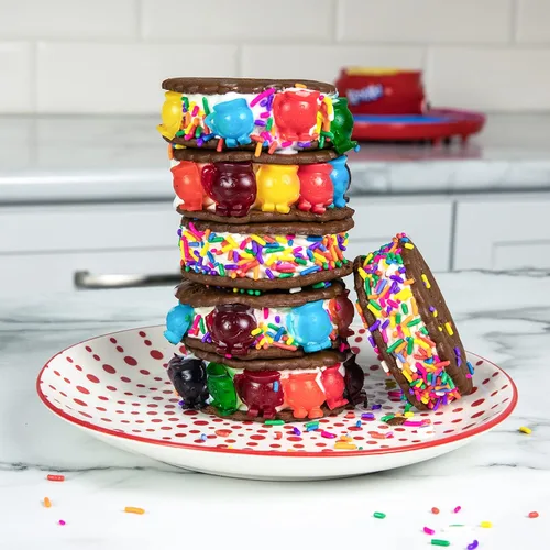 Miniatura 7 de Nostalgia Kool-Aid - Máquina eléctrica de gomitas, máquina de caramelos con 4 moldes de silicona, base calentada y olla de fusión para mezcla