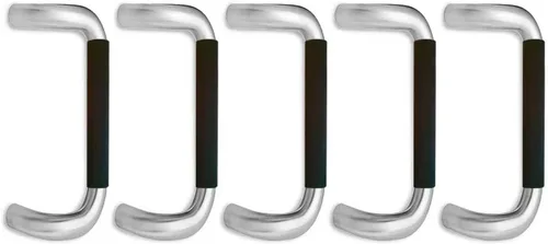 Miniatura 8 de 5 fundas para manijas de puerta, protectores de pomo antiquemaduras y anticongelante, cojín de goma de neopreno elástico para manijas de frío/calor