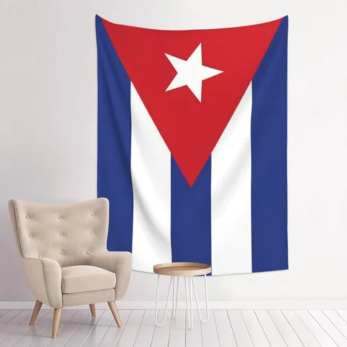 Miniatura 8 de Tapiz con bandera colombiana, tapiz para colgar en la pared, decoración del hogar, manta de pared, dormitorio, sala de estar, dormitorio, 29 x 37
