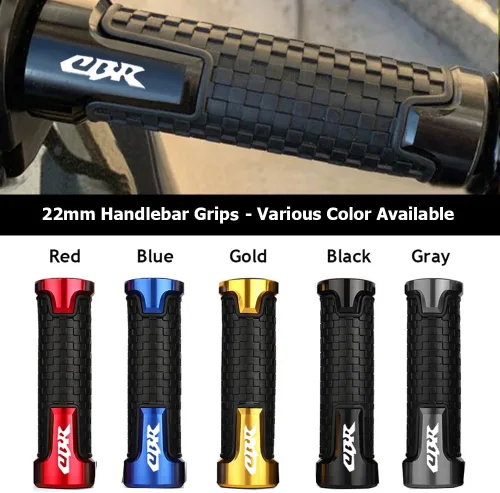 Miniatura 5 de 2 piezas de empuñaduras de manillar para motocicleta 7/8" 22mm para Honda CBR600F CBR125R CBR150R CBR250R CBR400 NC23 NC29 CBR600 F2 F3 F4 F4i