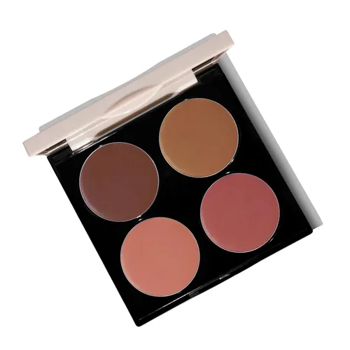 Fitglow Beauty - Paleta de crema de ceramida multiusos para labios y mejillas | Pigmento en crema para el cuidado de la piel | Color hidratante y