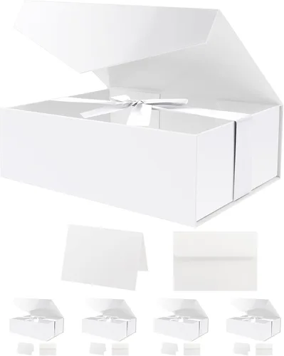 Miniatura 17 de HAPPY POTATO Caja de regalo grande con tapa y cinta, caja de propuesta de padrino, caja de regalo magnética para regalos