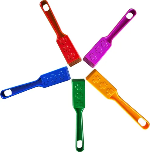 Miniatura 10 de Varitas magnéticas amarillas de bingo de 7.5 pulgadas, herramienta de recolección para clips de papel, clavos, tornillos, alfileres, agujas de coser