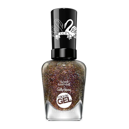 Sally Hansen Miracle Gel™, The School for Good and Evil Fresh Villany, fórmula similar a gel, no necesita lámpara UV, esmalte de uñas marrón
