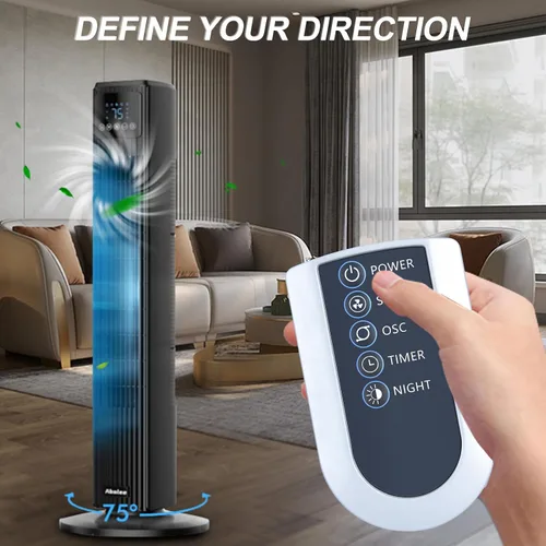 Miniatura 6 de Repuesto para control remoto de ventilador de torre oscilante Lasko, compatible con ventiladores de piso silenciosos de 42 pulgadas T42954 T42552