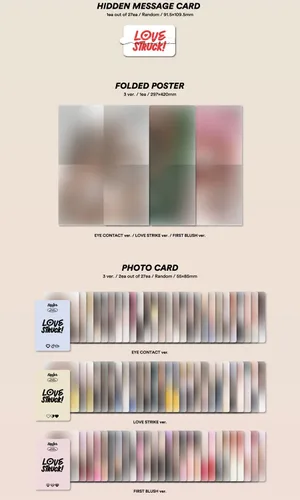 Miniatura 5 de KEP1ER LOVESTRUCK! The 4th Mini Album LOVE STRIKE Ver. K-POP SEALED