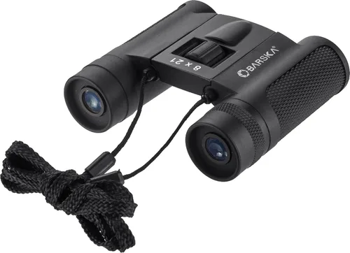 Miniatura 5 de Barska AB13273 Lucid View - Binoculares compactos 8x21 para adultos y niños, observación de aves, caza, deportes, etc