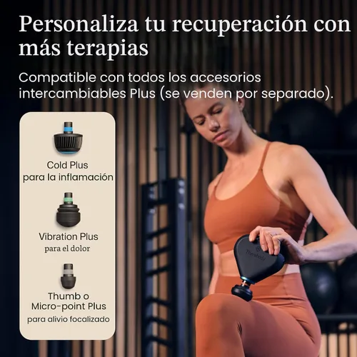 Miniatura 5 de TheraGun Therabody - Pistola de masaje Mini Plus - Masaje portátil mejorado con calor - Esencial de viaje para una recuperación más rápida sobre