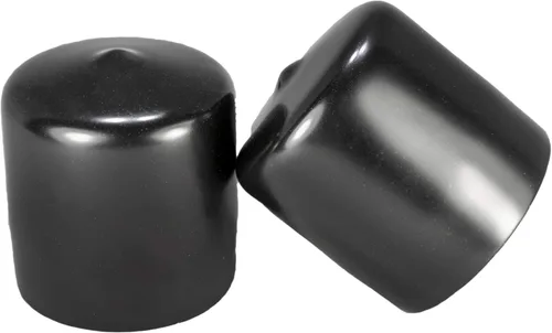 Miniatura 14 de Prescott Plastics Tapones de plástico flexibles de 1/2" (12.7 mm) de diámetro exterior, tapas redondas de tubo de metal negro, inserciones fuertes
