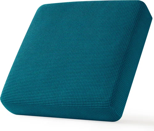Miniatura 93 de CHUN YI - Funda elástica de cojín para sofá biplaza, funda de asiento de sofá con tela jacquard de elastano (mediana, color marfil blanco)
