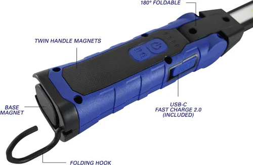 Miniatura 4 de Astro Tool 52SLC 500x2 Lumen plegable de doble cara LED Slim Light W/Almohadilla de carga inalámbrica