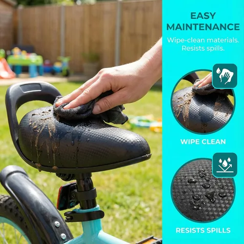 Miniatura 2 de Reemplazo de asiento de bicicleta para niños, cómodo asiento acolchado para bicicletas de 12, 14, 16 pulgadas, cojín suave y transpirable