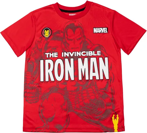Miniatura 3 de Marvel Avengers - Conjunto de camiseta de manga corta y pantalones cortos de malla para niños