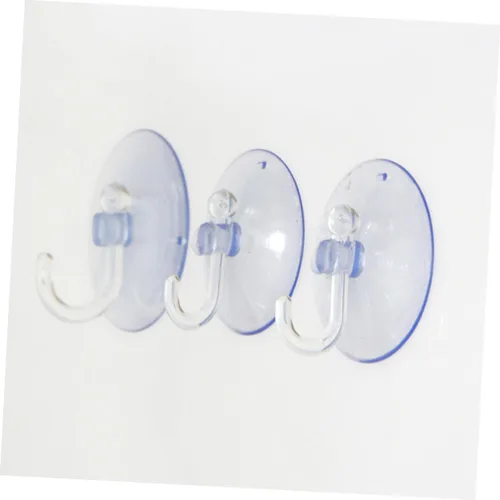 Miniatura 2 de Cabilock 12 ganchos de ventosa resistentes para pared extraíbles para paneles de yeso para cocina, baño, armario
