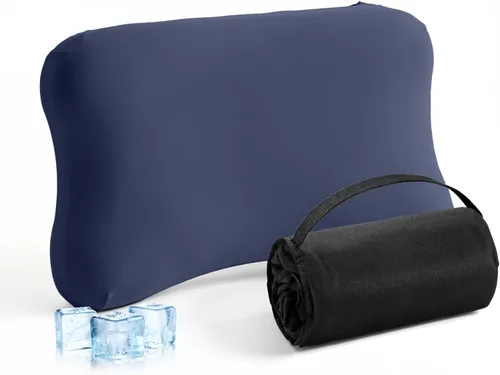 Miniatura 13 de ZZ-WELL Almohada refrescante para dormir de lado, almohada cervical patentada para dormir, almohada ergonómica curvada de espuma viscoelástica