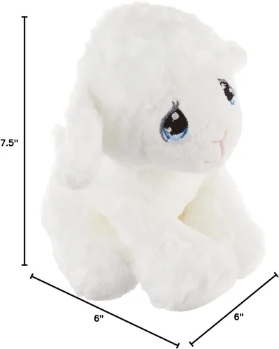 Miniatura 3 de Aurora® Adorable Precious Moments™ Luffie Cordero de Peluche - Juguetes Reconfortantes para Niños - para Regalos Sentidosos, Cumpleaños y Adultos