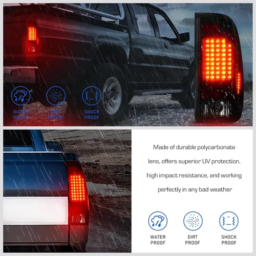 Miniatura 6 de Conjunto de luces traseras LED para Ford F150 1997-2004, para F250 Light Duty 1997-1999, para F250/F350/F450/F550 Super Duty 1999-2007