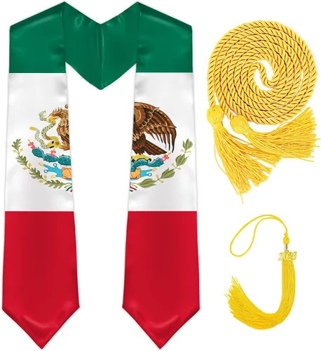 Miniatura 9 de Banda de graduación clase de 2024, regalo de estola de graduación, estolas para graduación 2024 de 72 pulgadas
