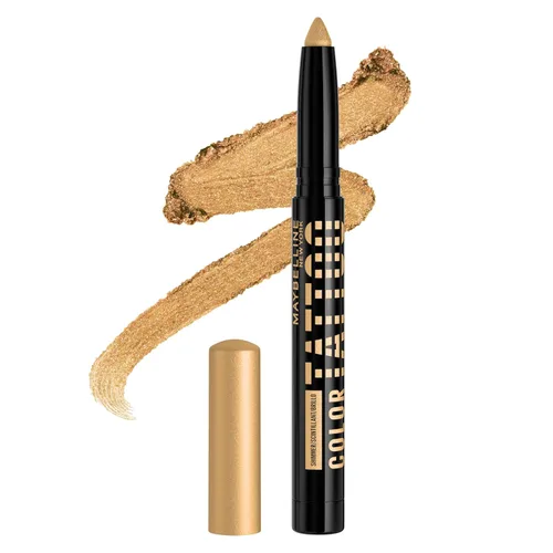 Miniatura 15 de MAYBELLINE Color Tattoo Longwear - Sombra de ojos multiusos Stix, maquillaje de ojos, I am Courageous (bronce claro brillante)
