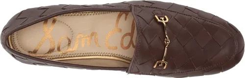 Miniatura 5 de Sam Edelman Mocasines Loraine para mujer, Tejido de chocolate oscuro