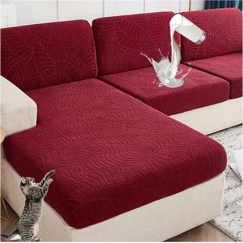 Miniatura 11 de Fundas de cojín para asiento de sofá, impermeables, de alta elasticidad, universal, elástica, fundas de cojín de repuesto para cojines individuales