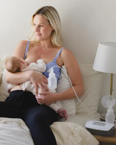 Miniatura 35 de Kindred Bravely Sublime Pumping Bra Hands Free, Adjustable Pumping & Nursing Bra with EasyClip for All Breast Pumps
