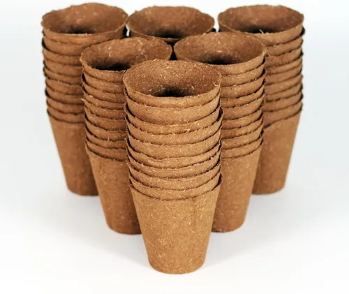 Miniatura 4 de Daniel's Plants Macetas desnudas de 3 pulgadas Macetas de inicio de semillas plantables naturales Biodegradables con certificación OMRI