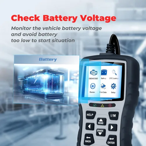 Miniatura 8 de CR20 Pro Escáner OBD2 Universal Mejorado Lector de Códigos de Coche Lector de Fallas del Motor para Apagar la Luz CEL, Leer y Borrar DTCs
