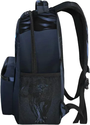 Miniatura 4 de Roaring Panther Mochila escolar Mochila de viaje para niños estudiantes, Patrón 1, Mochilas Daypack