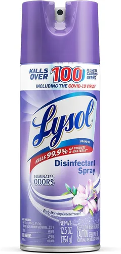 Miniatura 2 de Lysol Spray desinfectante, aroma brisa de la mañana, 12.5 onzas (Pack de 12)