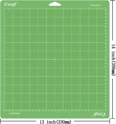 Miniatura 3 de Ecraft Alfombrilla de corte para Cricut Explore One/Air/Air 2 Maker (fuerte, estándar, ligera) 12 x 24 pulgadas y 12 x 12 pulgadas