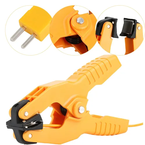 Miniatura 3 de Abrazadera de termopar, tubo de conector de Navidad PlasticHT-05 K Tipo Termopar Sensor Temperatura Tubo Abrazadera 1~3/8-40~392.0 °F
