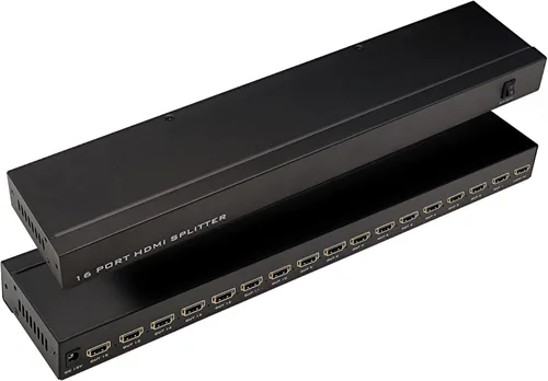Divisor HDMI 4K 1x16 1 en 16 salidas por Anlink-Ultra HD HDMI TV Splitter, 4K 60Hz, soporta 4K/8MP/5MP/1080P y 3D para Xbox PS4 PS3 Fire Stick Blue