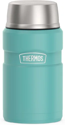 Miniatura 21 de THERMOS Stainless King Vacuum-Insulated Food Jar with Spoon, 16 Ounce, Matte Army Green