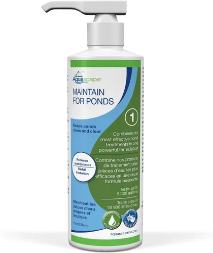 Miniatura 7 de Aquascape MAINTAIN - Tratamiento de agua para estanques de koi y peces, fácil de usar, potente mezcla de bacterias beneficiosas, aglutinante
