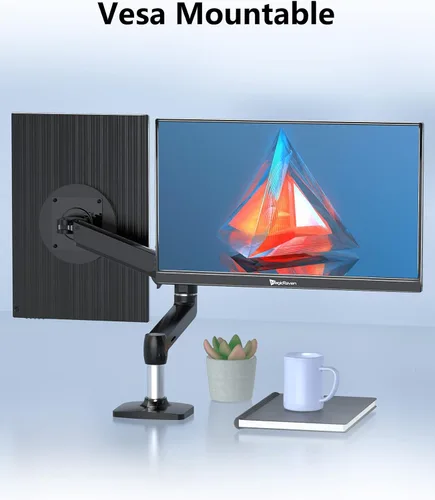 Miniatura 7 de MAGICRAVEN Monitor portátil de 2.5 K, pantalla de computadora portátil QHD IPS de 17.3 pulgadas, VESA USB C HDMI segunda pantalla de juegos con 2
