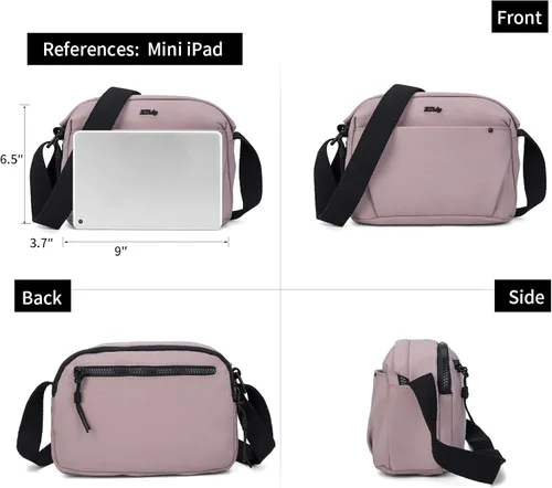 Miniatura 3 de ETidy Bolso de hombro de moda para mujer, bolso cruzado casual, impermeable, ligero, bolso hobo