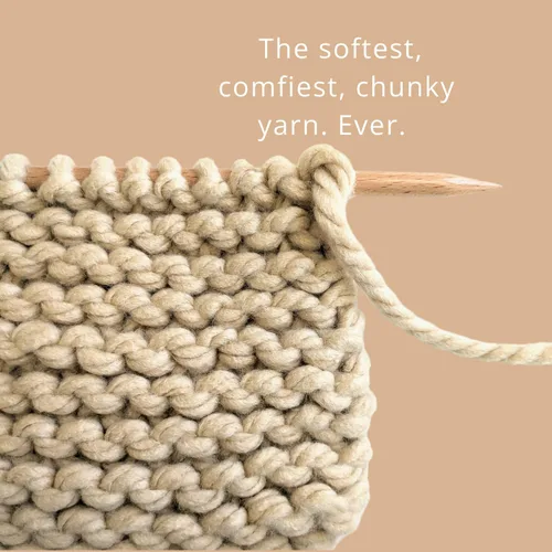 Miniatura 2 de mindfulknits Kit para aprender a tejer - Tejer un gorro grueso - Agujas de tejer, aguja de hilo e hilo acrílico grueso voluminoso para tejer - Malai