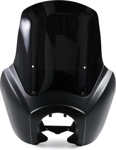 Miniatura 2 de Kit de carenado alto negro mate y negro oscuro para parabrisas estilo club, carenado de motocicleta de plástico ABS para Harley-Davidson Dyna, Super