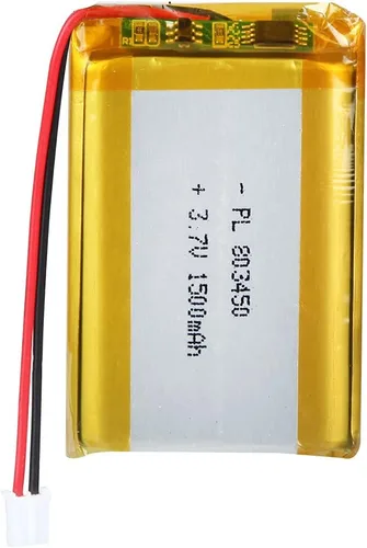 Miniatura 53 de 652030 Batería Lipo de 3.7V 350mAh 652030 Cargable Paquete de Batería de Polímero de Litio con Conector JST PH2.0mm para Dispositivo Electrónico