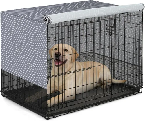 Miniatura 11 de Explore Land Funda transpirable para jaula de perro, ventilación de malla de 4 lados, funda básica para perrera para mascotas, todos los lados