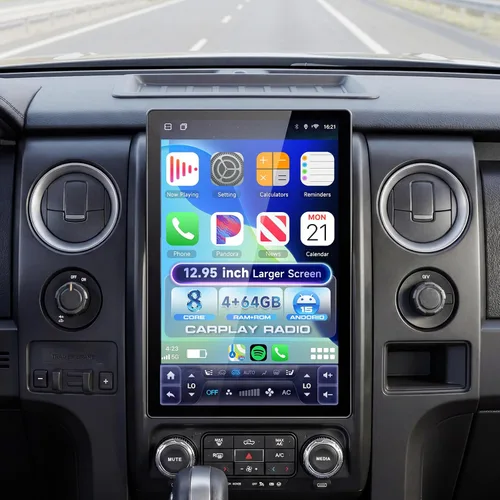 Miniatura 10 de Radio de coche 8 Core 4G+64G F150 2013-2014, pantalla IPS de 12.1 pulgadas, estéreo Tesla Style F150 con Android 15 Pronóstico meteorológico