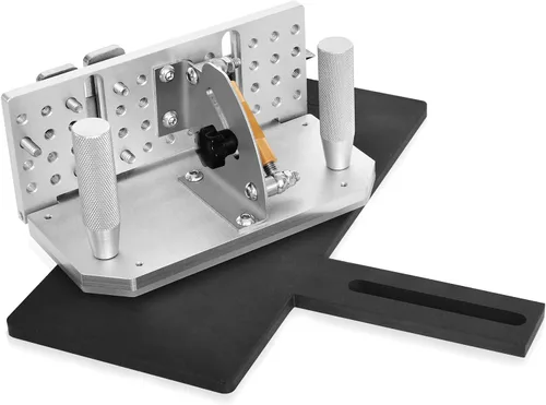 Miniatura 9 de Plantilla de cuchillo para amoladora de correa, localizador de afilado de 9-3/4 pulgadas de largo, ángulo ajustable de -5° ~ 25°, plantilla