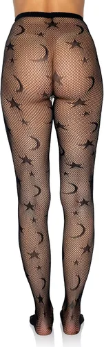 Miniatura 3 de Leg Avenue womens Dark Alternative Fishnet Tights