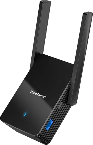 BrosTrend Adaptador WiFi 6 AX3000 WiFi a Ethernet con puerto RJ45 Gigabit, puente inalámbrico de doble banda para PC, Smart TV, Xbox, PlayStation,