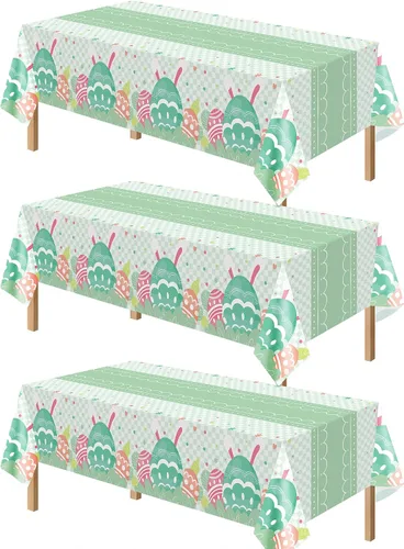 Miniatura 16 de Kelool Decoraciones del 250 aniversario de Estados Unidos, paquete de 3 manteles patrióticos de 54 x 108 pulgadas, mantel rectangular desechable